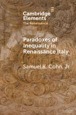 Paradoxes of Inequality in Renaissance Italy