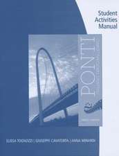 Student Activities Manual for Tognozzi/Cavatorta's Ponti, 3rd