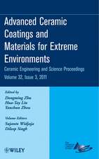 Advanced Ceramic Coatings and Materials for Extreme Environments – Ceramic Engineering and Science Proceedings V32 Issue 3