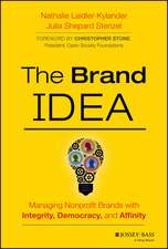 The Brand IDEA: Managing Nonprofit Brands with Int egrity, Democracy, and Affinity