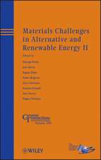 Materials Challenges in Alternative and Renewable Energy II – Ceramic Transactions, Volume 239