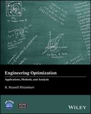 Engineering Optimization – Applications, Methods and Analysis