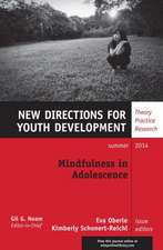 Mindfulness in Adolescence: New Directions for Youth Development, Number 142