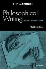 Philosophical Writing – An Introduction 4e