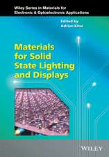 Materials for Solid State Lighting and Displays