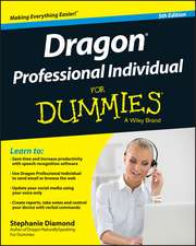 Dragon Professional Individual For Dummies, 5e