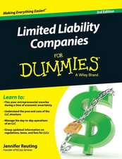 Limited Liability Companies for Dummies