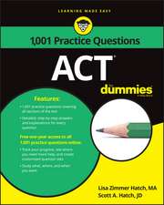 ACT: 1,001 Practice Questions For Dummies