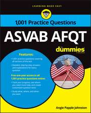 ASVAB AFQT: 1,001 Practice Questions For Dummies