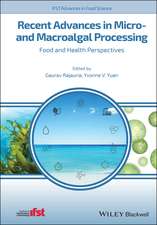 Recent Advances in Micro and Macroalgal Processing – Food and Health Perspectives