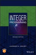 Wolsey, L: Integer Programming, Second Edition