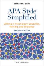 APA Style Simplified – Writing in Psychology, Education, Nursing, and Sociology 2e