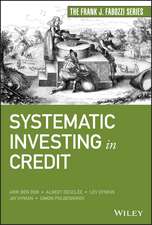 Systematic Investing in Credit