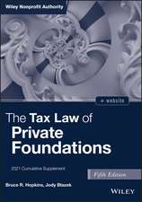 The Tax Law of Private Foundations, 2021 cumulative supplement