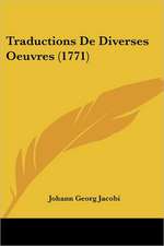 Traductions De Diverses Oeuvres (1771)