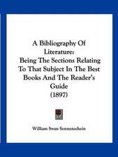 A Bibliography Of Literature