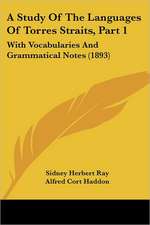 A Study Of The Languages Of Torres Straits, Part 1