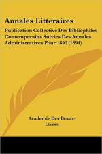 Annales Litteraires