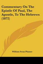 Commentary On The Epistle Of Paul, The Apostle, To The Hebrews (1872)