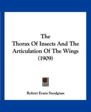 The Thorax Of Insects And The Articulation Of The Wings (1909)