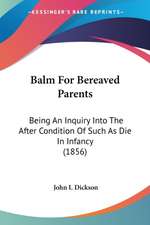 Balm For Bereaved Parents