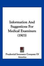 Information And Suggestions For Medical Examiners (1903)