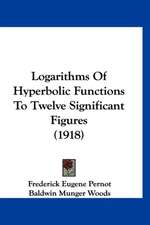 Logarithms Of Hyperbolic Functions To Twelve Significant Figures (1918)