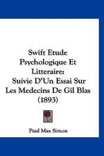 Swift Etude Psychologique Et Litteraire