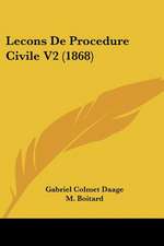 Lecons De Procedure Civile V2 (1868)