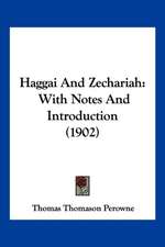 Haggai And Zechariah