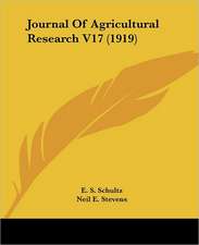 Journal Of Agricultural Research V17 (1919)