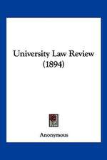 University Law Review (1894)