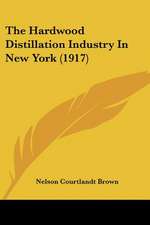 The Hardwood Distillation Industry In New York (1917)