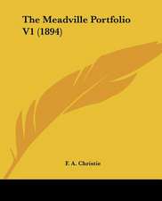 The Meadville Portfolio V1 (1894)