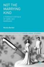 Not The Marrying Kind: A Feminist Critique of Same-Sex Marriage