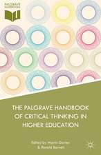 The Palgrave Handbook of Critical Thinking in Higher Education