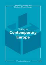 Contemporary Voting in Europe: Patterns and Trends