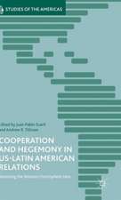 Cooperation and Hegemony in US-Latin American Relations: Revisiting the Western Hemisphere Idea