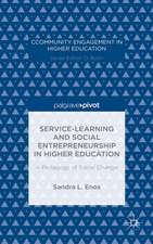 Service-Learning and Social Entrepreneurship in Higher Education: A Pedagogy of Social Change