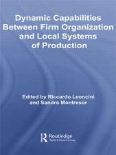 Dynamic Capabilities Between Firm Organisation and Local Systems of Production