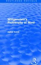 Wittgenstein's Philosophy of Mind (Routledge Revivals)