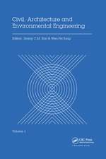 Civil, Architecture and Environmental Engineering Volume 1: Proceedings of the International Conference ICCAE, Taipei, Taiwan, November 4-6, 2016