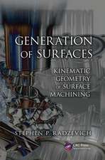 Generation of Surfaces: Kinematic Geometry of Surface Machining