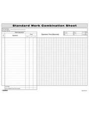 Standard Work Combination Sheet