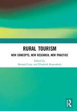 Rural Tourism: New Concepts, New Research, New Practice