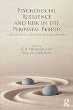 Psychosocial Resilience and Risk in the Perinatal Period: Implications and Guidance for Professionals