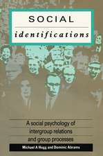 Social Identifications: A Social Psychology of Intergroup Relations and Group Processes