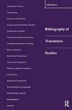 Bibliography of Translation Studies: 2000