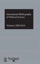 IBSS: Political Science: 2014 Vol.63