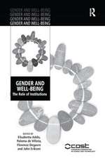 Gender and Well-Being: The Role of Institutions